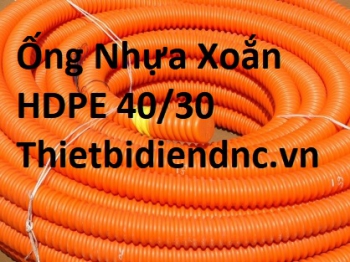 Ống Nhựa Xoắn HDPE 40/30